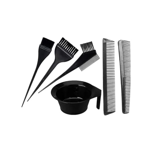 Image of GITGRNTH Professional Hair Dye Coloring Kit - 7-Piece Hair Coloring Brush and Bowl Set with Mixing Bowl, Applicator Brushes, Dual-Sided Combs - Perfect for Hair Dye, Balayage, Bleaching & Highlights - Salon & Home Use