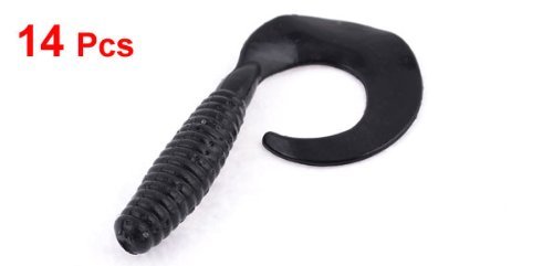 DealMux 14 Pezzi in Silicone Nero Worm Design