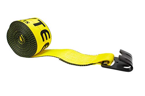 Mytee Products 4 in. x 50 ft. Winch Strap with Flat Hook