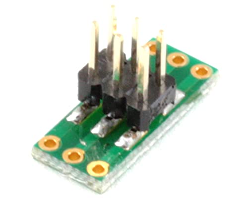 (Qtd. 3) Proto-Advantage DR127DR254P06 Dual Row 1,27 mm Pitch 6-Pin to Dual Row Adaptador de passo d