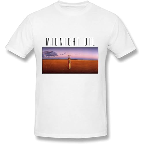 Men's Midnight Oil Band T Shirt White L