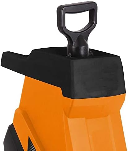 Lazy-Shred Electric Garden Shredder Wood Chipper, 2500W, 45mm Cutting Width, 10m Cable, 45L Collection Bag