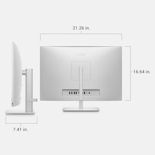 Image of Dell 24 All in One Desktop Computer Intel Ultra 7, 16GB DDR5-5600, 1TB SSD | 23.8-inch FHD Touchscreen, Intel Ultra 7 355(8-Cores), Pen Support, Win 11 Pro, Wi-Fi 7, BT 6, Copilot+ PC, w /KB and Mouse