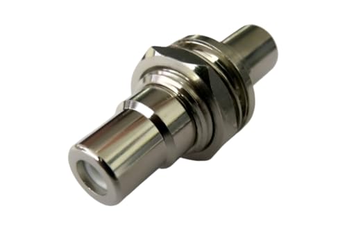 PROCRAFT PF-PFCM RCA Chassis Panel Mount Female Feed-Thru (White Insert)