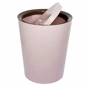Plastic Prime Bingo Swing Lid Dustbin ,Garbage Waste Dustbin for Home, Kitchen & Office, Set of 1 Pc , 6 Liters Pink Color