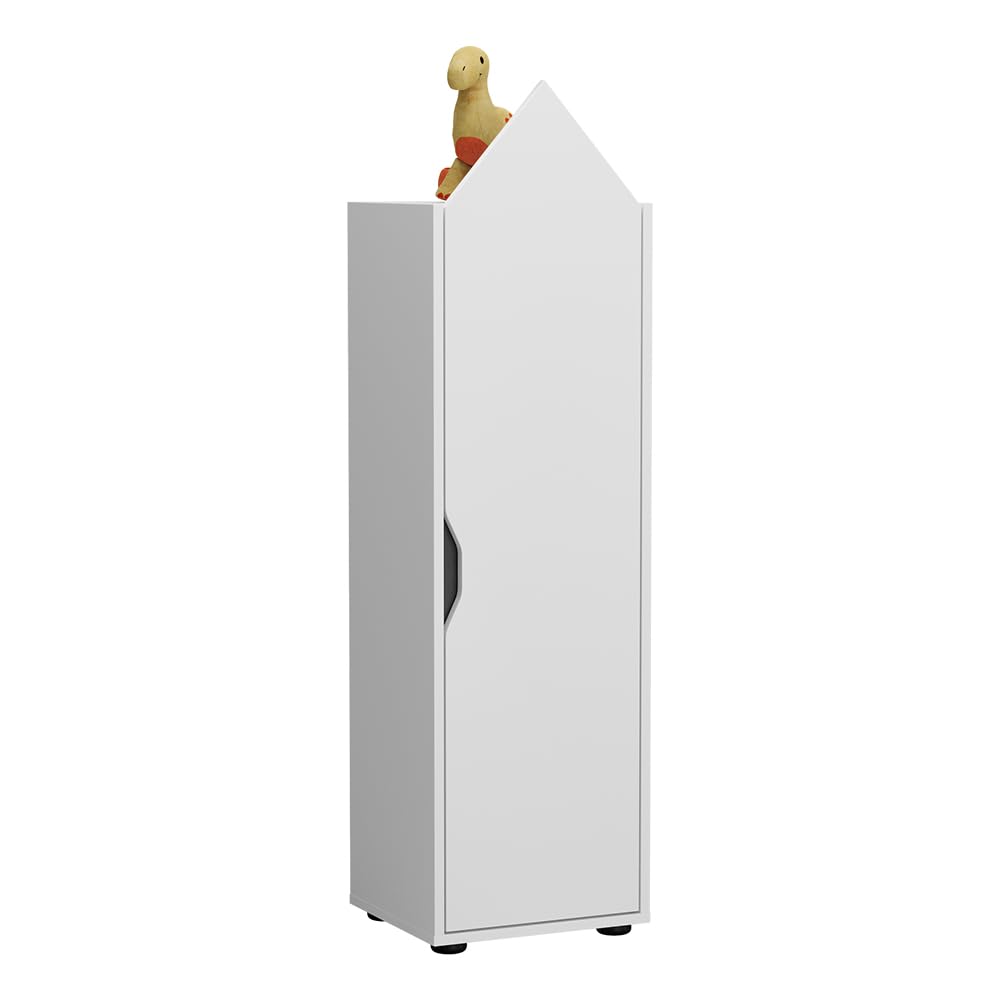 Vicco Étagère pour Enfants Estell, Blanc, 36.4x130.9cm, avec des espaces de Rangement Ouverts pour Le Stockage des Jouets