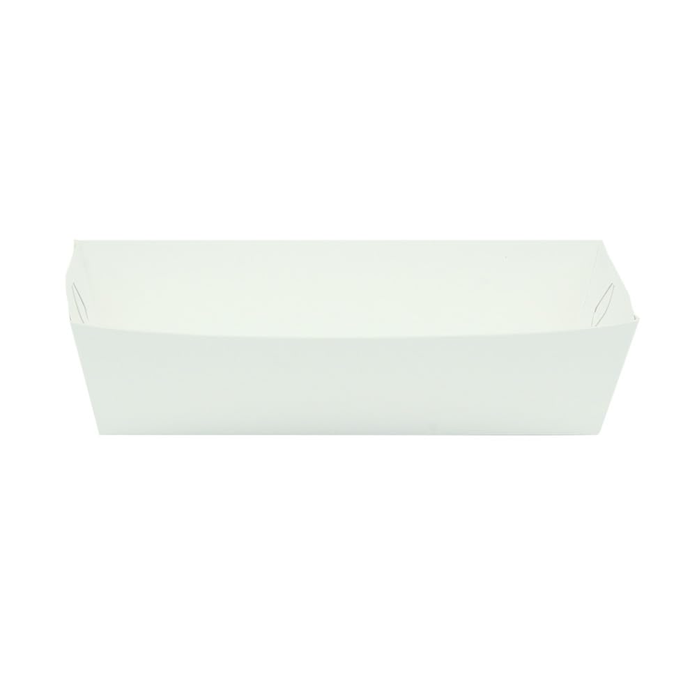 Alaboca Hot Dog Tray CH – 17x7x4 cm – 100 Pieces (white)