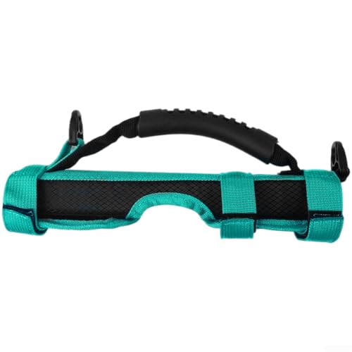 Folding Bike Frame Carry Strap for Brompton, Oxford Cloth Bicycle Handle with Adjustable Shoulder Strap, Quick-Release Carrier for Scooters with Suppo