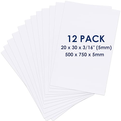 Foam Board 20 x 30 &ndash; 12 Pack White