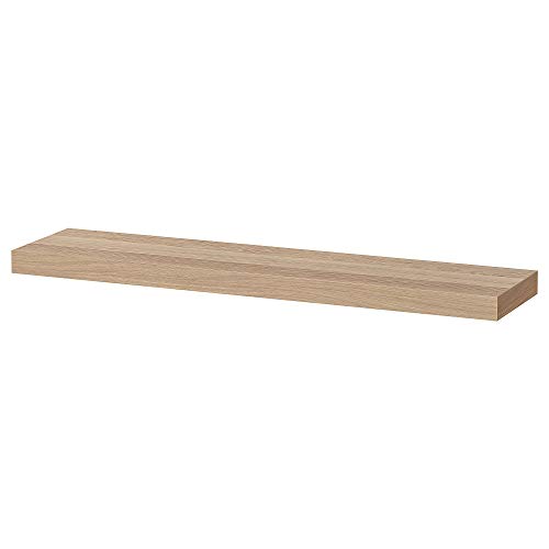 ProTuning Estantería de pared LACK de 110 x 26 cm, efecto roble blanco