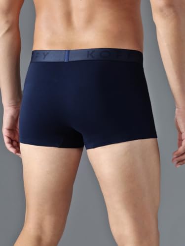 Image of KOFFY Men's Cotton Lycra Mini Trunks with 4-Way Stretch | Wrinkle-Resistant | Ultra-Soft Elastic I 2X Absorbent