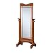 Powell Linda Mission Oak Cheval Mirror with Adjustable Tilt