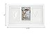 Nuby Baby Hand & Footprint Kit with Wall Decor Frame That Holds One 4 x 6 Photo & 2 Clay Print Kits for Newborn Girls & Boys, Personalized Baby Gift