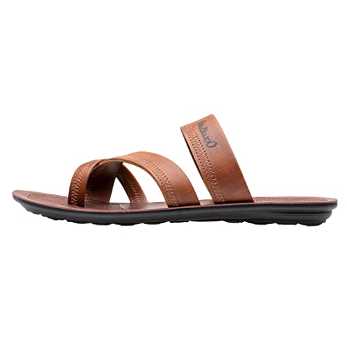 Image of Walkaroo Gents Tan Sandal (WG5340) 6 UK