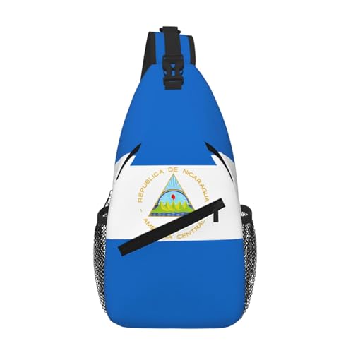 Sac de poitrine Nicaragua pour homme - Sacoche bandoulière téléphone et voyage