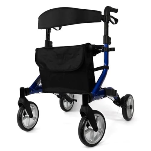 Parvum SuperLight Rollator – Blau – ultraleicht (5,1 kg), aus Aluminium, faltbar, (74 × 64 cm), mit Sitz und Rückenlehne, versteckten Bremskabeln – ideal für Alltag & Reise - Gehhilfe für Senioren Parvum SuperLight Rollator – Blau – ultraleicht (5,1 kg), aus Aluminium, faltbar, (74 × 64 cm), mit Sitz und Rückenlehne, versteckten Bremskabeln – ideal für Alltag & Reise - Gehhilfe für Senioren