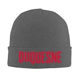 Orldit Duquesne University Beanie Hat for Men and Women Winter Warm Hats Knit Slouchy Thick Skull Cap Deep Heather
