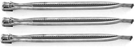3 Pack Replacement Stainless Steel Burner for Charbroil 640-01303702-3, Kenmore 146.16132110, 146.16133110, 146.162201, 146.16222010 & Nexgrill 720-0697, 720-0744, 85-3225-6, Gas Grill Models