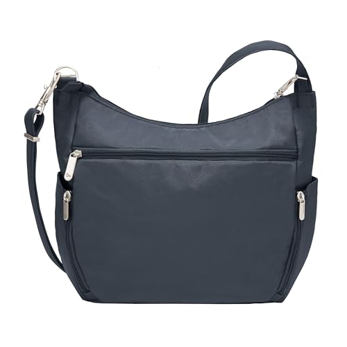 image for Travelon Anti-theft Classic Crossbody Bucket Bag, Midnight, One Size