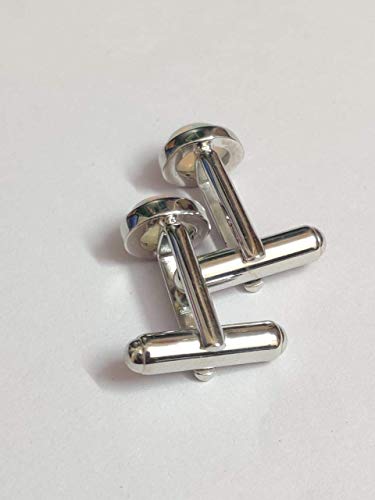 Mancuernillas de Plata 925 con Ópalo Natural 6x8 mm miniatura 5