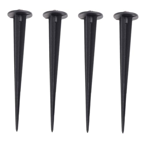 Gatuida 4 Piezas Picas de Aluminio para Jardín para Fijación de Lámparas Solares Césped y Exterior Resistente y Práctico de Accesorio para Decoración Fiestas al Aire