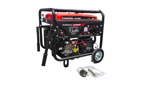 POWER GOLD 7.5 KVA SELF START GENERATOR FOR HOME AND OUTDOOR USE | 7.5 KW OR 7500 WATT GENERATOR | PORTABLE PETROL GENERAOTR