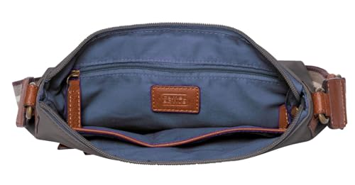 camel active Umhängetasche Bari Cross Bag Dark Grey grau