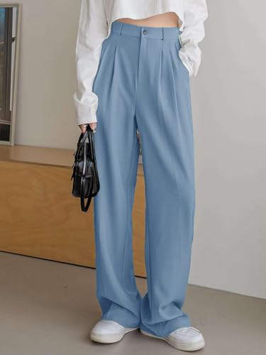 Image of KOTTY Womens Solid Quick Dry Provincial Blue Pant