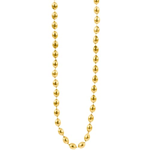 Let's Party Gold Plastic Bead Necklace - 30