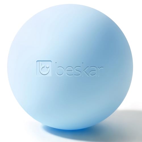 Massage Lacrosse Bälle für Myofasziale Entspannung Triggerpunkttherapie und Yogatherapie Fußmassageball zur Linderung von Plantarfasziitis Bleu