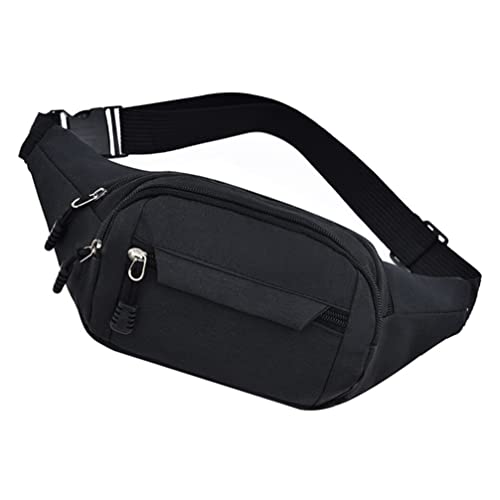 GALPADA Pochete masculina pochete de tecido Oxford, pochete para viagens, caminhadas, corrida, espor