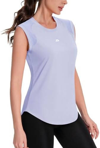 ANGEL CITIZ Tank Top Damen Sportshirt Ärmelloses Uv Shirt Yoga Tanktops Frauen Sportoberteil Fitness Laufen Activewear UPF 50+