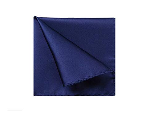 Image of Satin Pocket Square for Men Wedding Handkerchief for Suit Blazer Tuxedo Mens Formal Pocket Square Stylish Party Business Office Groom Accessory Soft Polyester Silk Satin Hanky