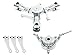 Microheli CNC Aluminum Triple Blade Conversion Set (for MH-M2EX001T Series)