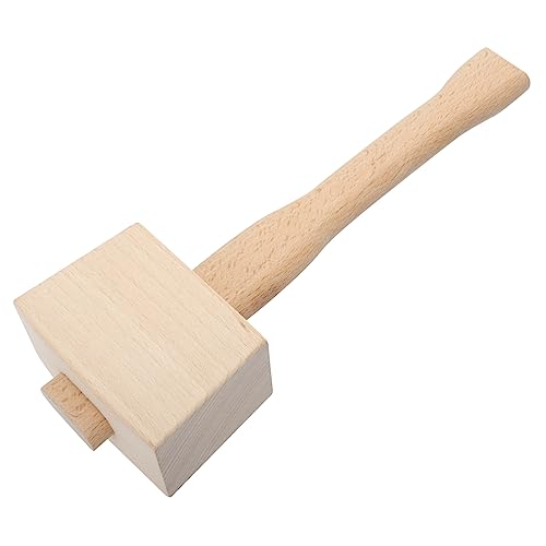 AUTSUPPL Diy Upholstery Tool Wooden Carpenter Mallet Beech Material Lightweight Easy to Carry