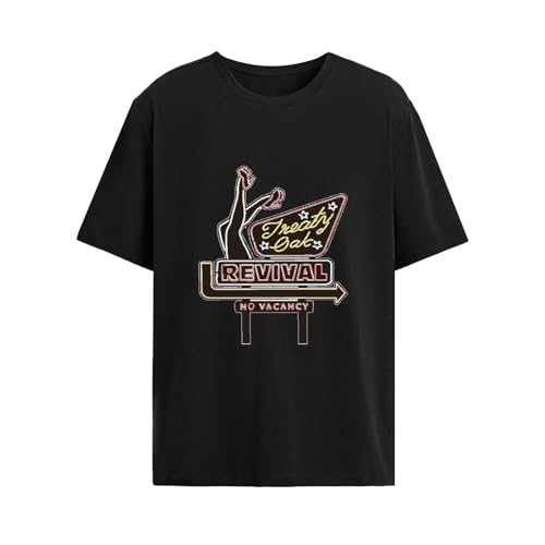 Treaty Oak Revival 1pcs tee Shirts Set for Mens Vintage