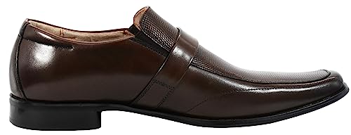STACY ADAMS Men's Beau Moc Toe Bit Slip-On Loafer4