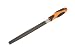 Produktbild KENDO Werkstattfeile - halbrund - Länge: 250 mm - Halbrundfeile aus T12 Werkzeugstahl - Härte bis 58 HRC - Ergonomischer 2-Komponenten Gummigriff