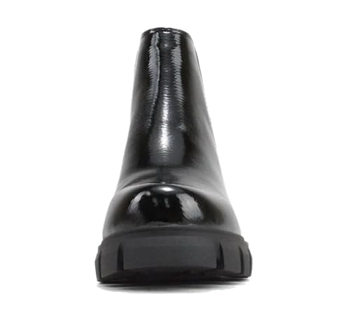 Image of Soda PIONEER ~ Women Lug Sole Mid Heel Chelsea Fashion Ankle Bootie w /Double Elastic Gore