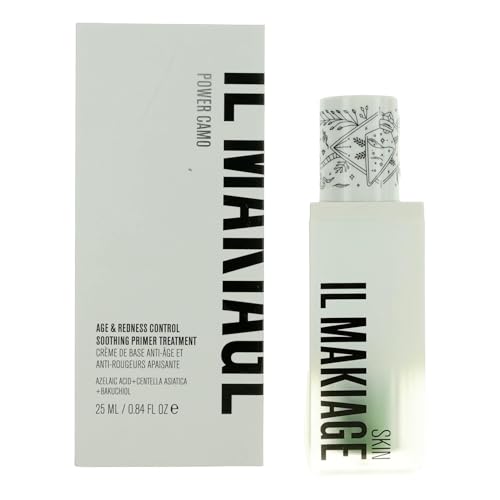 Il Makiage Power Camo Redness Defense - Age & Redness Control Soothing Primer: Green Tinted Makeup...