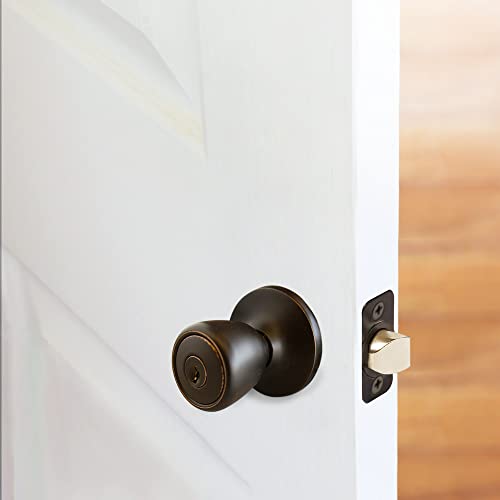 Design House 728709 Terrace 6-Way Universal Keyed Entry Door Knob Oil Rubbed Bronze thumb #4