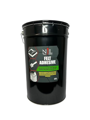 Njl Bitumen Roof Felt Adhesive Black 25L