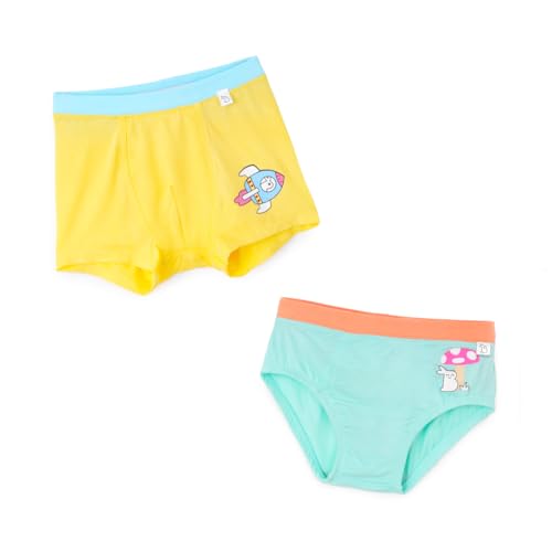 Image of superbottoms Briefs for Boys |Supersoft Underwear for Boys | 3X Softer Underwear | Premium Briefs | Super Stretchy, Breathable, Gentle Elastics, No Scratchy Tags, AZO-Free Dyes| 3 Free Funky Tattoos