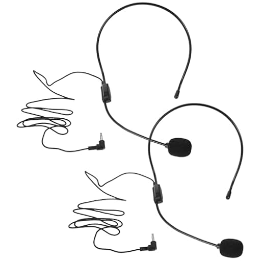 HAMPPLIES Micrófono de Condensador para Auriculares Cable, 2 Unidades Negras, Micrófono Vocal Unidireccional Ajustable para Amplificador de Voz, Adecuado para Canto, Conferencias | Ya disponible en tu tienda friki favorita! En mundofriki.es!