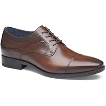 Johnston & Murphy Mens Gibbons Cap Toe Lace-Up Dress Shoe