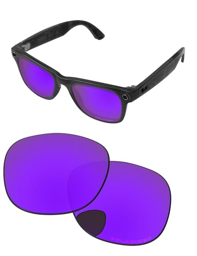 Image of Replacement Lenses for Ray-Ban Meta Wayfarer RW4008 & RW4012 53mm AI Glasses - Photochromic, Anti Blue Light Lens