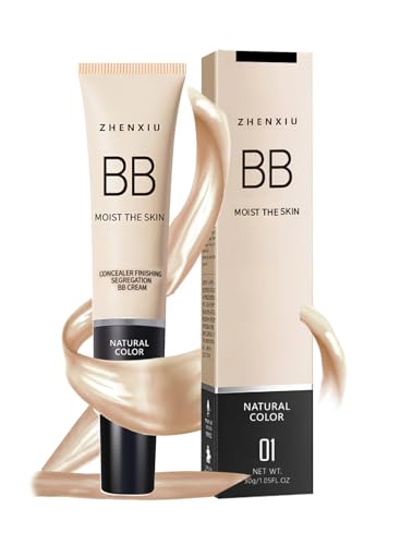 BB Cream Long Lasting Moisturizing Lightweight Waterproof Nourishing Isolation Natural Foundation Full Coverage Matte Concealer Liquid 30G