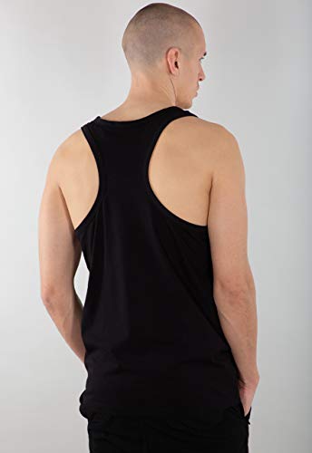 ALPHA INDUSTRIES Heren Basic Tank BB SL Black - Image 3
