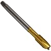 0-80 UNF P1 TiN Coated Precision Long Spiral Pointed Taps High-Speed Steel Cobalt Threading Chips from Tools for Metals Through Tapping Deep Hole