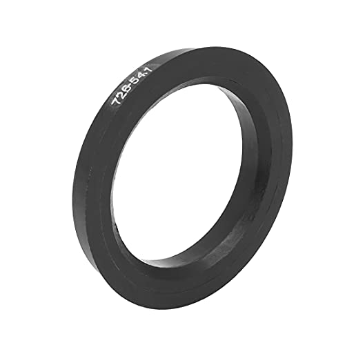 Anillos de Centrado,Anillos Centradores Llantas 4 PCS PLÁSTICO 72.6mm OD a 54,1mm ID COTER HUB CENTRICO CENTRICO Rueda DE Rueda Centro Centro Spacer HUB Anillos Negro(4pcs 72.6 54.1mm)